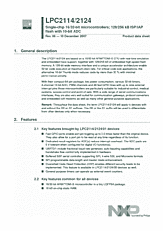 DataSheet LPC2124 pdf